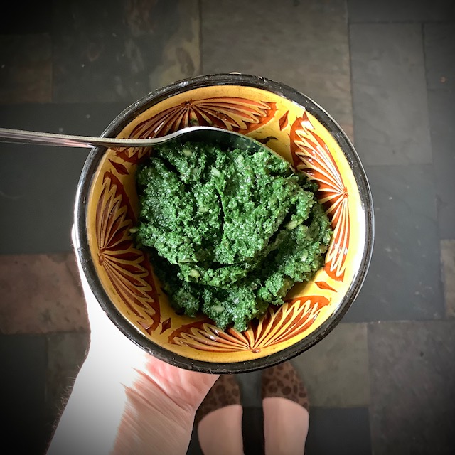 vegan green pesto